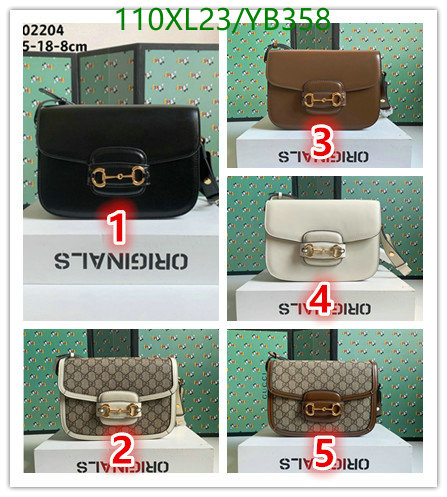 Gucci Bag-(4A)-Horsebit-,Code: YB358,$: 110USD