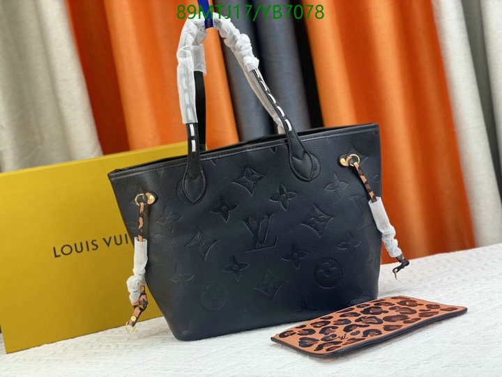 LV Bags-(4A)-Neverfull-,Code: YB7078,$: 89USD