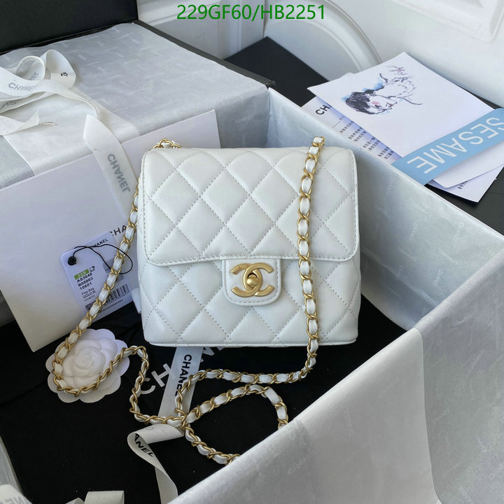 Chanel Bags -(Mirror)-Diagonal-,Code: HB2251,$: 229USD