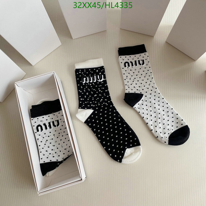Sock-Miu Miu, Code: HL4335,$: 32USD
