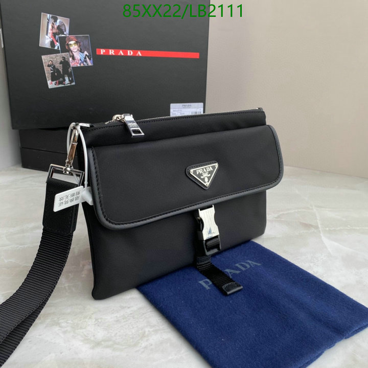 Prada Bag-(Mirror)-Diagonal-,Code: LB2111,$: 85USD