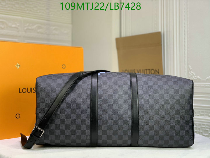 LV Bags-(4A)-Keepall BandouliRe 45-50-,Code: LB7428,$: 109USD