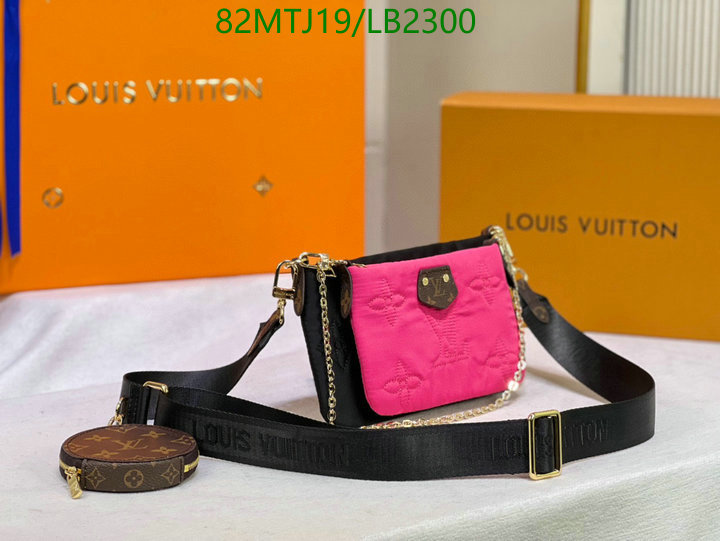 LV Bags-(4A)-New Wave Multi-Pochette-,Code: LB2300,$: 82USD