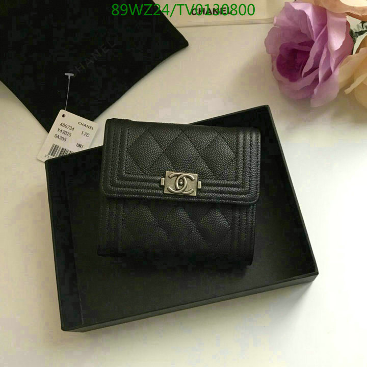 Chanel Bags ( 4A )-Wallet-,Code: TV0130800,$: 89USD
