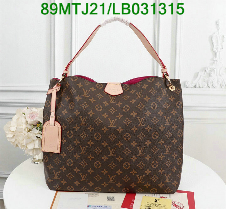 LV Bags-(4A)-Handbag Collection-,Code: LB031315,$: 89USD