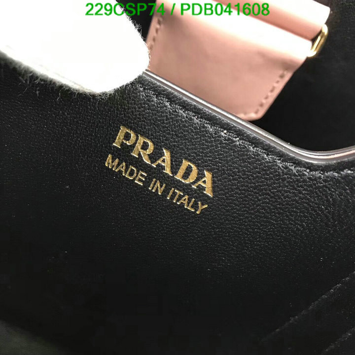 Prada Bag-(Mirror)-Diagonal-,Code: PDB041608,$: 229USD