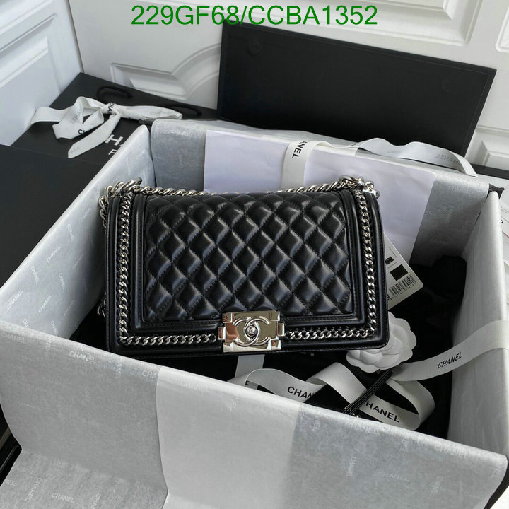 Chanel Bags -(Mirror)-Le Boy,Code: CCBA1352,$: 229USD