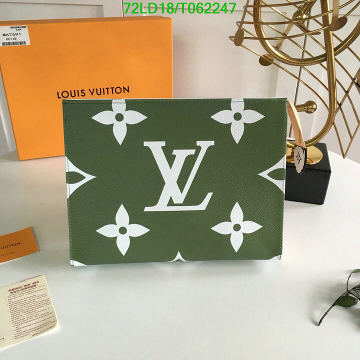 LV Bags-(Mirror)-Wallet-,Code: T062247,$: 72USD