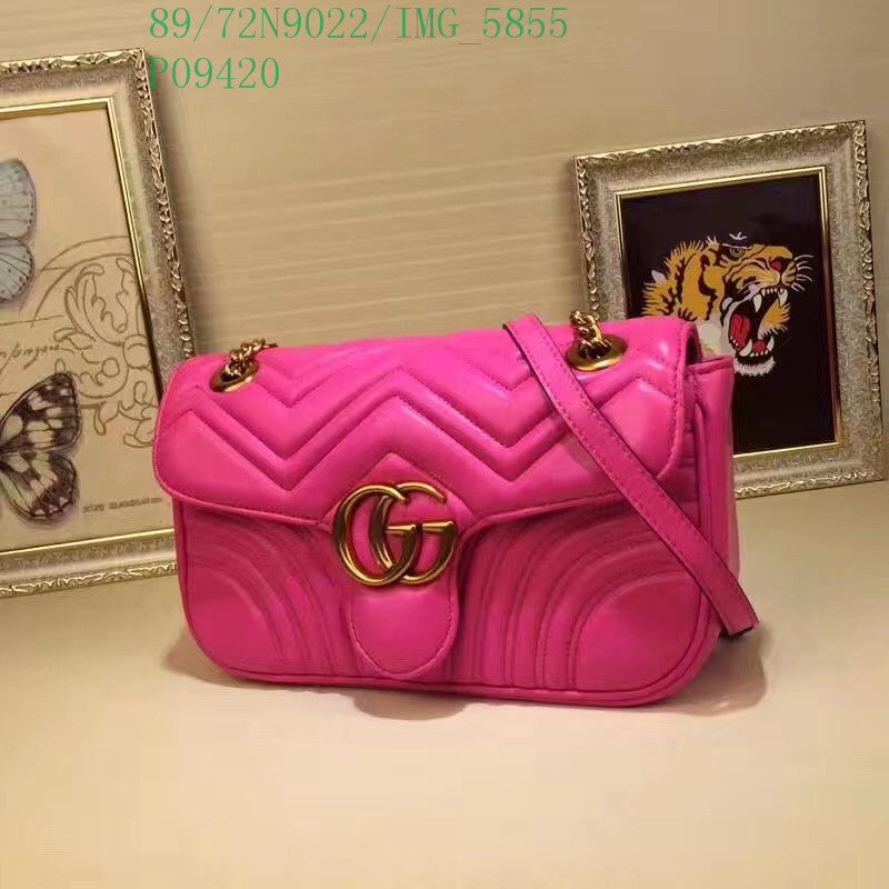 Gucci Bag-(4A)-Marmont,Code: GGB120420,$: 89USD