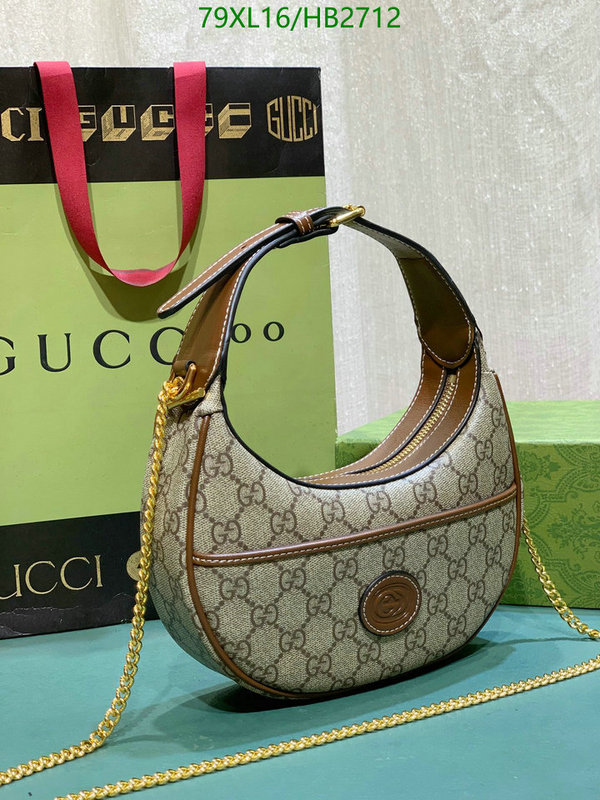 Gucci Bag-(4A)-Diagonal-,Code: HB2712,$: 79USD