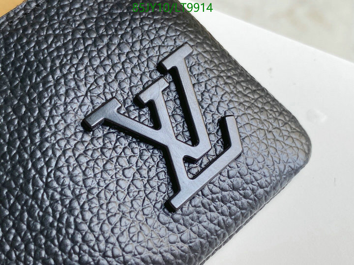 LV Bags-(Mirror)-Wallet-,Code: LT9914,$: 85USD