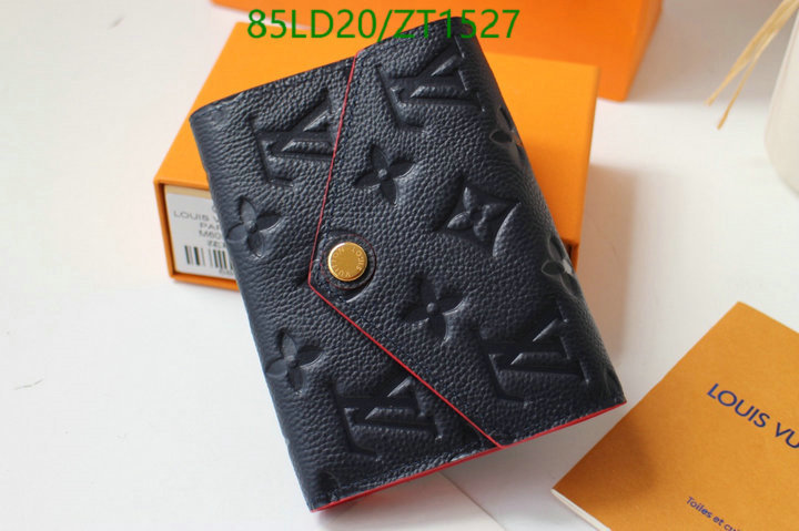 LV Bags-(Mirror)-Wallet-,Code: ZT1527,$: 85USD