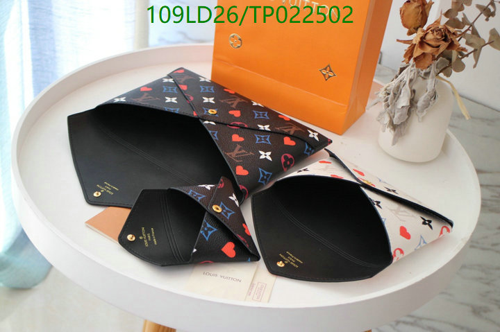 LV Bags-(Mirror)-Wallet-,Code: TP022502,$: 109USD