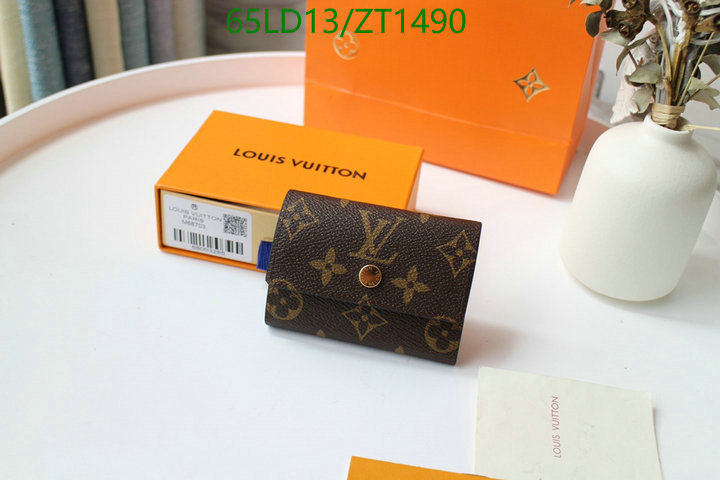 LV Bags-(Mirror)-Wallet-,Code: ZT1490,$: 65USD