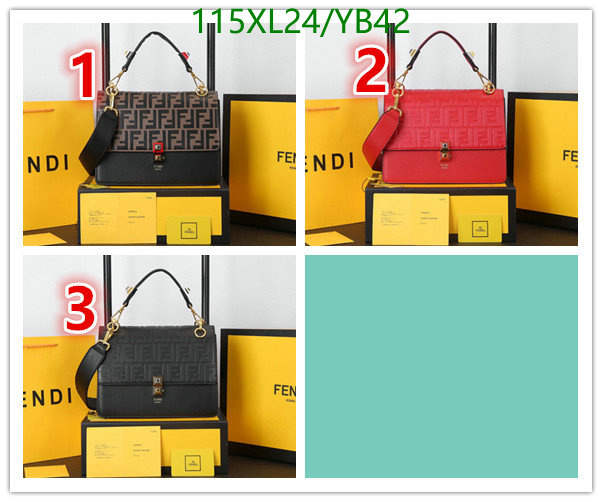 Fendi Bag-(4A)-Diagonal-,Code: YB42,$: 115USD