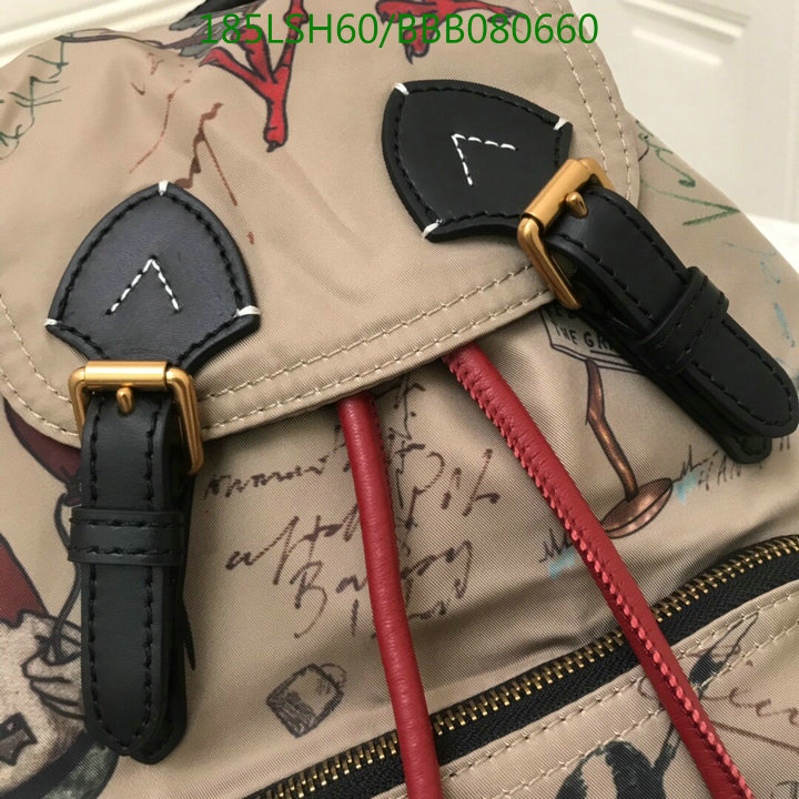 Burberry Bag-(Mirror)-Backpack-,Code: BBB080660,$:185USD