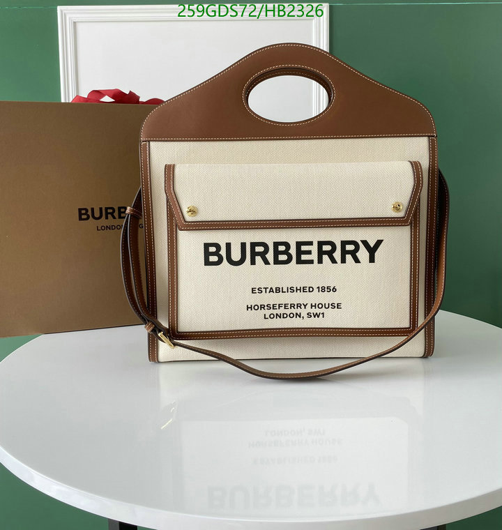 Burberry Bag-(Mirror)-Handbag-,Code: HB2326,$: 259USD