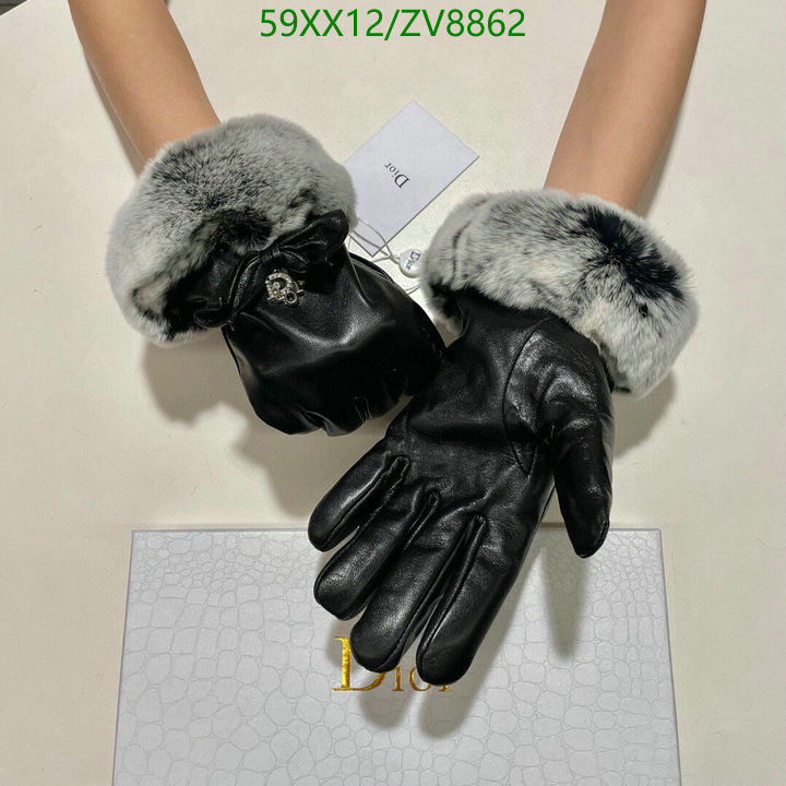 Gloves-Dior, Code: ZV8862,$: 59USD