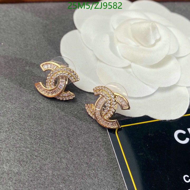 Jewelry-Chanel,Code: ZJ9582,$: 25USD