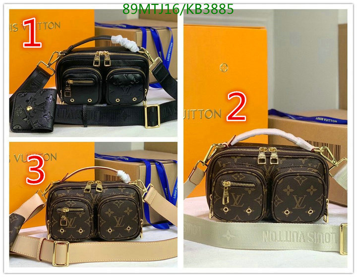 LV Bags-(4A)-Pochette MTis Bag-Twist-,Code: KB3885,$: 89USD