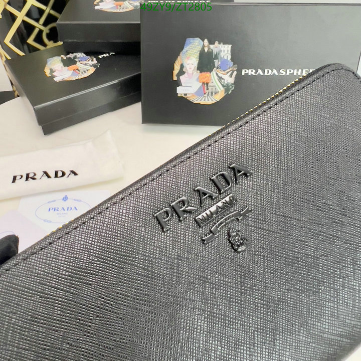 Prada Bag-(4A)-Wallet-,Code: ZT2805,$: 49USD