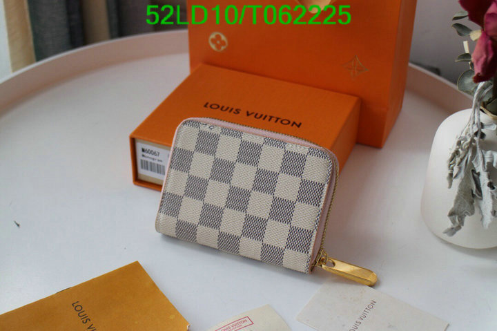 LV Bags-(Mirror)-Wallet-,Code: T062225,$: 52USD