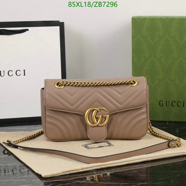 Gucci Bag-(4A)-Marmont,Code: ZB7296,$: 85USD