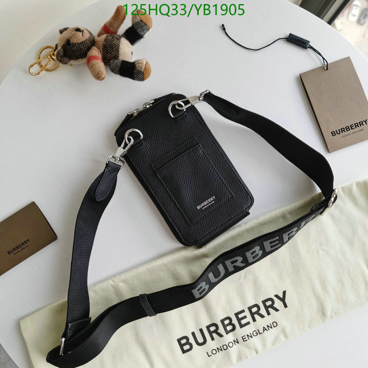 Burberry Bag-(Mirror)-Diagonal-,Code: YB1905,$: 125USD