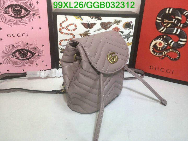 Gucci Bag-(4A)-Backpack-,Code: GGB032312,$: 99USD