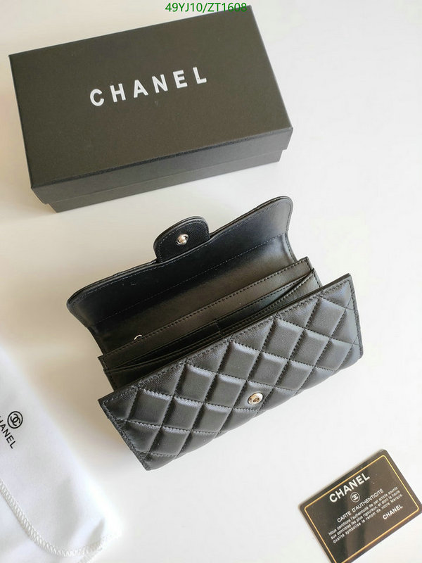 Chanel Bags ( 4A )-Wallet-,Code: ZT1608,$: 49USD