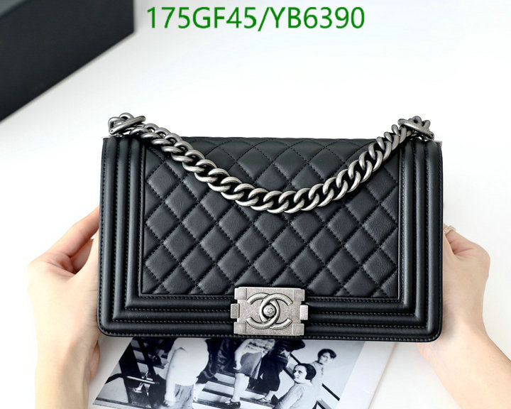 Chanel Bags -(Mirror)-Le Boy,Code: YB6390,$: 175USD