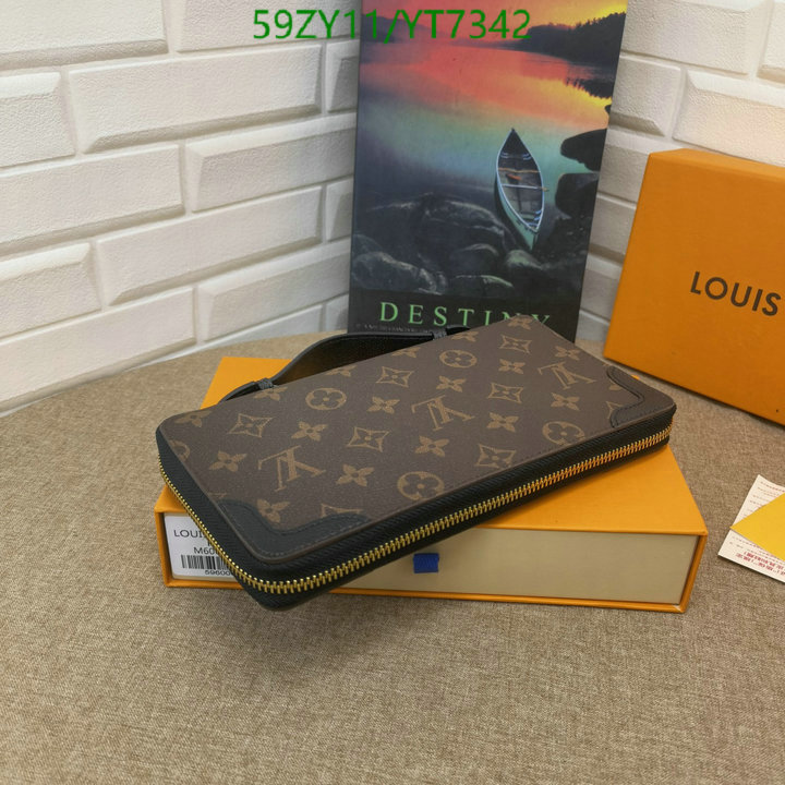 LV Bags-(4A)-Wallet-,Code: YT7342,$: 59USD