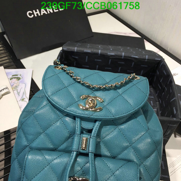 Chanel Bags -(Mirror)-Backpack-,Code: CCB061758,$: 239USD