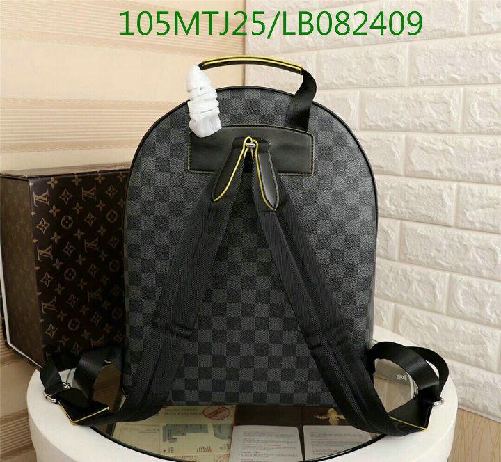 LV Bags-(4A)-Backpack-,Code: LB082409,$:105USD