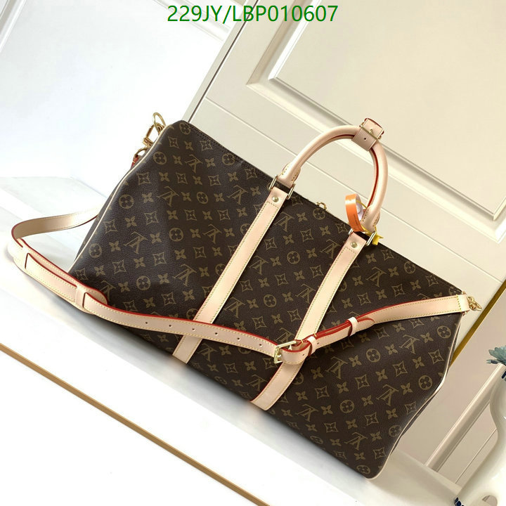 LV Bags-(Mirror)-Keepall BandouliRe 45-50-,Code: LBP010607,