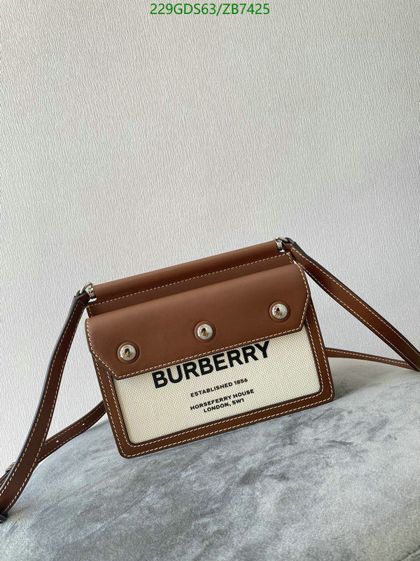 Burberry Bag-(Mirror)-Diagonal-,Code: ZB7425,$: 229USD