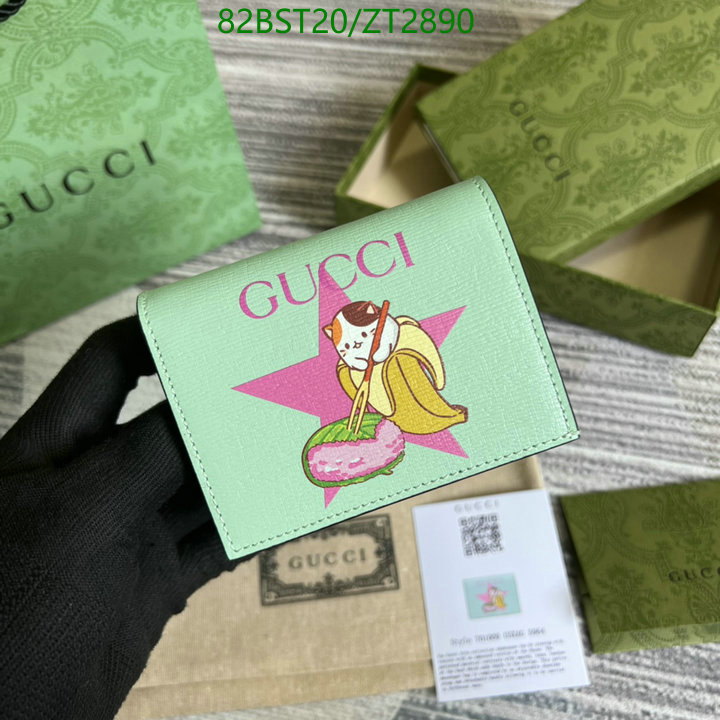 Gucci Bag-(Mirror)-Wallet-,Code: ZT2890,$: 82USD