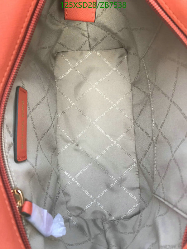Michael Kors Bag-(Mirror)-Handbag-,Code: ZB7538,$: 125USD