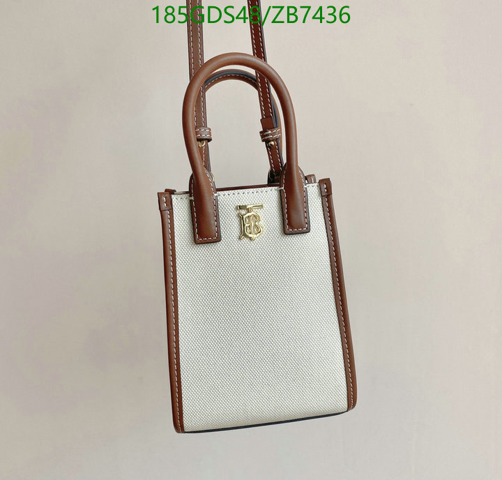 Burberry Bag-(Mirror)-Diagonal-,Code: ZB7436,$: 185USD