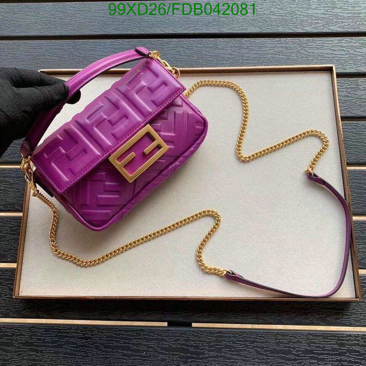 Fendi Bag-(4A)-Baguette-,Code: FDB042081,$:99USD