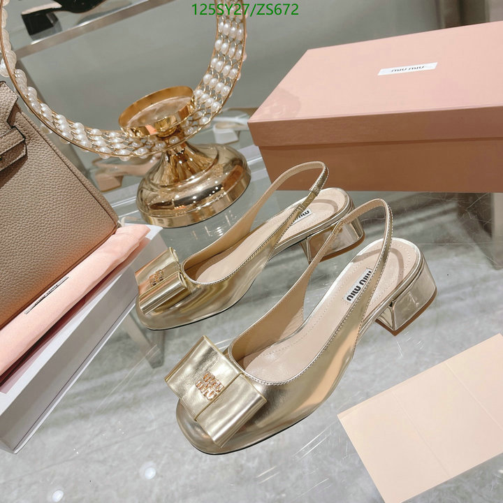 Women Shoes-Miu Miu, Code: ZS672,$: 125USD