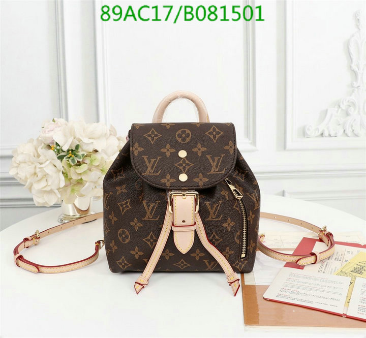 LV Bags-(4A)-Backpack-,Code: LB081501,