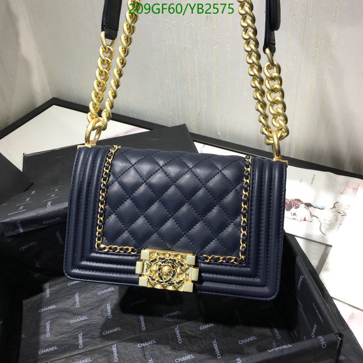 Chanel Bags -(Mirror)-Le Boy,Code: YB2575,$: 209USD