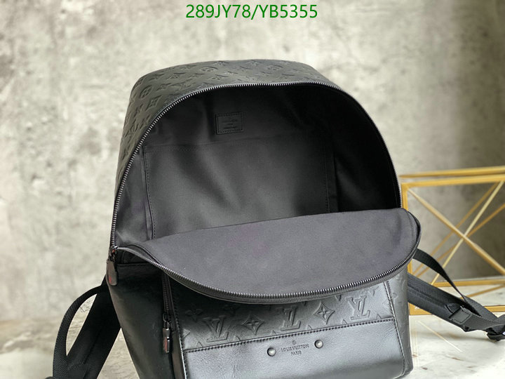 LV Bags-(Mirror)-Backpack-,Code: YB5355,$: 289USD