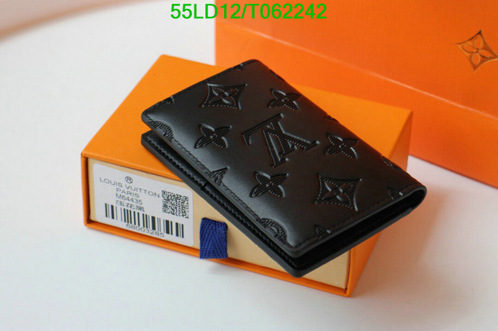 LV Bags-(Mirror)-Wallet-,Code: T062242,$: 55USD