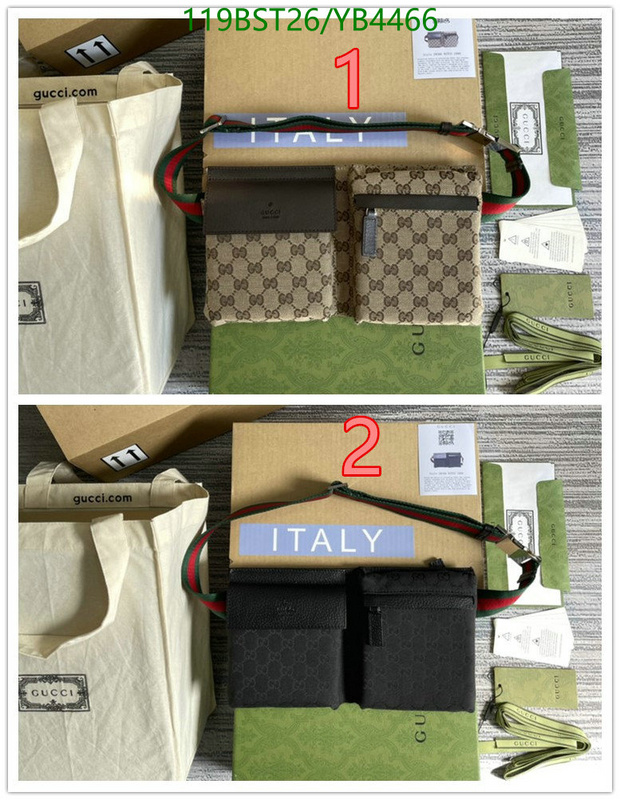 Gucci Bag-(Mirror)-Belt Bag-Chest Bag--,Code: YB4466,$: 119USD