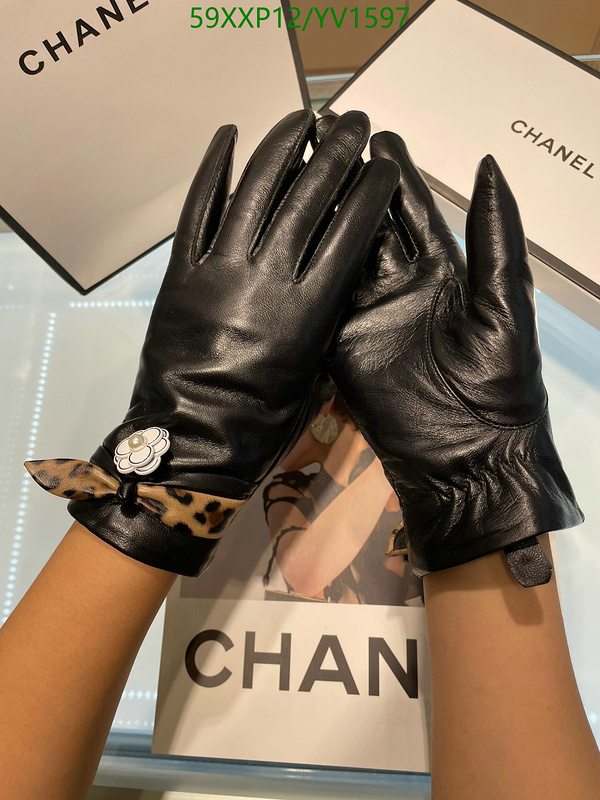 Gloves-Chanel, Code: YV1597,$: 59USD