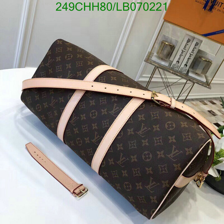 LV Bags-(Mirror)-Keepall BandouliRe 45-50-,Code: LB070221,$: 249USD