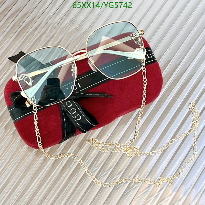 Glasses-Gucci, Code: YG5742,$: 65USD