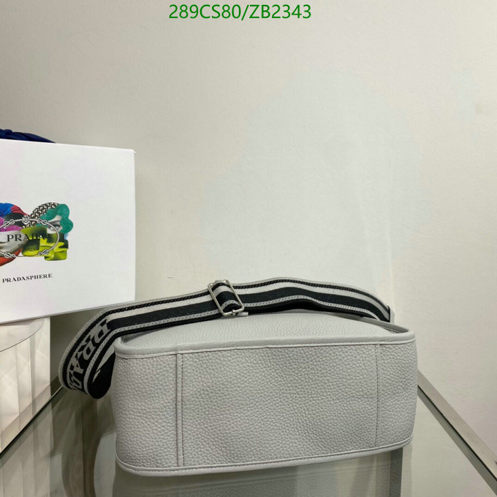 Prada Bag-(Mirror)-Diagonal-,Code: ZB2343,$: 289USD